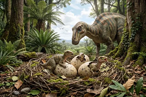 Puzzle Bébés dinosaures sortant de l’œuf