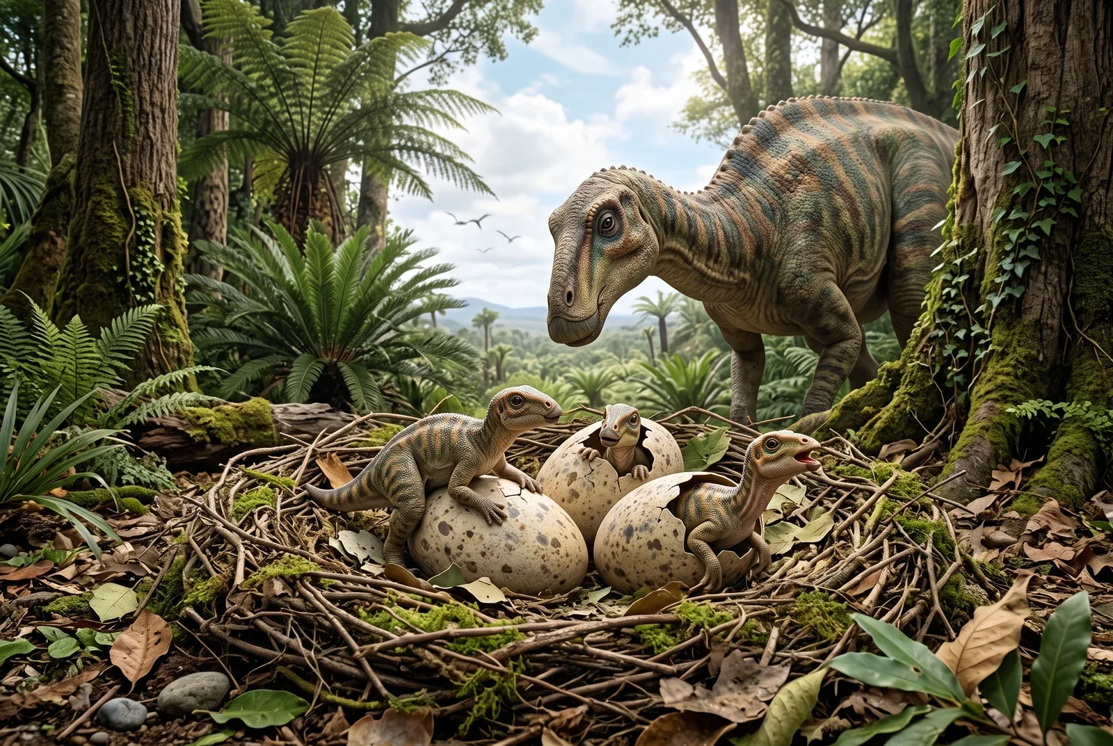 Puzzle du jour : Bébés dinosaures sortant de l’œuf
