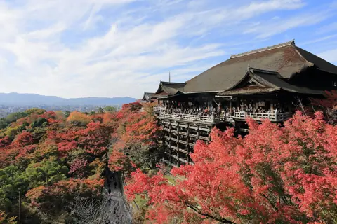 Puzzle Kiyomizu-dera en automne