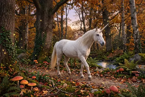 Puzzle Licorne dans la forêt enchantée