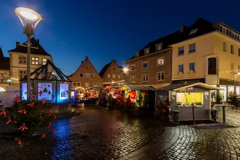 Puzzle Marché de Noël illuminé